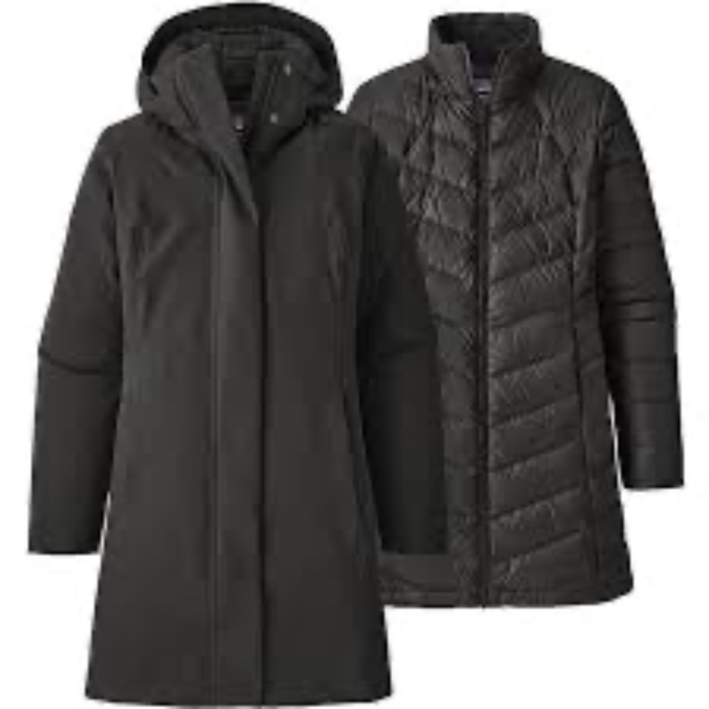 Patagonia Tres 3-in-1 Parka Black Small women’s 700-fill-power Recycled Down S